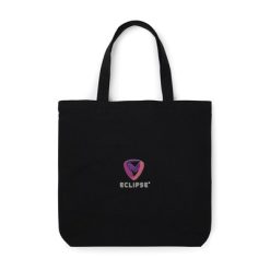 Torba na zakupy VINGA Hilo AWARE™, płótno z recyklingu z nadrukiem Twojego logo, materiał: płótno, kolor: czarny