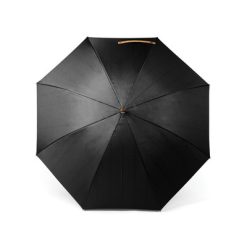 Parasol 23" VINGA Bosler AWARE™ RPET z nadrukiem Twojego logo, materiał: rpet, kolor: czarny