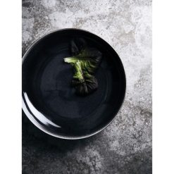 Miska VINGA Nomimono z nadrukiem Twojego logo, kolor: czarny