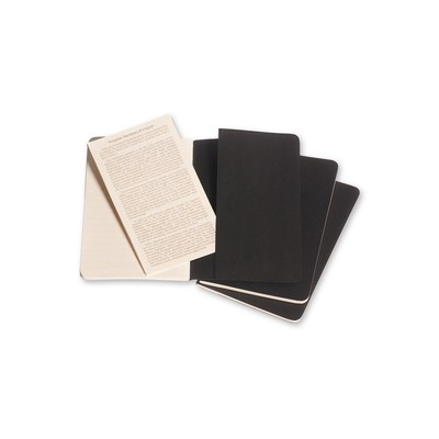 Zeszyt MOLESKINE Cahier Journal ok. A6 z nadrukiem Twojego logo, materiał: karton, kolor: czarny Zeszyt MOLESKINE Cahier Journal ok. A6 z nadrukiem Twojego logo, materiał: karton, kolor: czarny