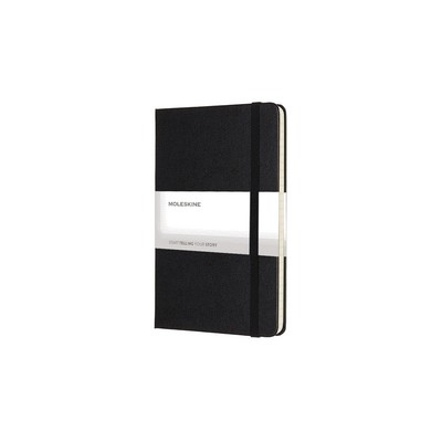 MOLESKINE Notatnik ok. B6 z nadrukiem Twojego logo, materiał: papier, pp, kolor: czarny MOLESKINE Notatnik ok. B6 z nadrukiem Twojego logo, materiał: papier, pp, kolor: czarny