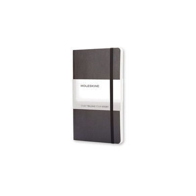 MOLESKINE Notatnik ok. A6 z nadrukiem Twojego logo, materiał: pu, papier, kolor: czarny MOLESKINE Notatnik ok. A6 z nadrukiem Twojego logo, materiał: pu, papier, kolor: czarny