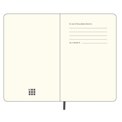 MOLESKINE Notatnik ok. A6 z nadrukiem Twojego logo, materiał: pu, papier, kolor: czarny MOLESKINE Notatnik ok. A6 z nadrukiem Twojego logo, materiał: pu, papier, kolor: czarny