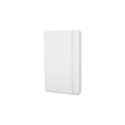 MOLESKINE Notatnik ok. A5 z nadrukiem Twojego logo, materiał: karton, papier, pp, kolor: biały MOLESKINE Notatnik ok. A5 z nadrukiem Twojego logo, materiał: karton, papier, pp, kolor: biały