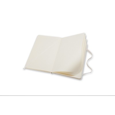 MOLESKINE Notatnik ok. A5 z nadrukiem Twojego logo, materiał: karton, papier, pp, kolor: biały MOLESKINE Notatnik ok. A5 z nadrukiem Twojego logo, materiał: karton, papier, pp, kolor: biały