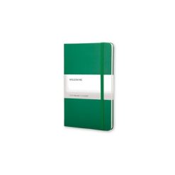 MOLESKINE Notatnik ok. A5 z nadrukiem Twojego logo, materiał: karton, papier, pp, kolor: zielony