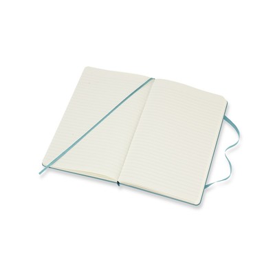 MOLESKINE Notatnik ok. A5 z nadrukiem Twojego logo, materiał: karton, papier, pp, kolor: turkusowy MOLESKINE Notatnik ok. A5 z nadrukiem Twojego logo, materiał: karton, papier, pp, kolor: turkusowy