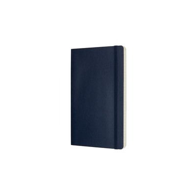 MOLESKINE Notatnik ok. A5 z nadrukiem Twojego logo, materiał: pu, papier, kolor: ciemnoniebieski MOLESKINE Notatnik ok. A5 z nadrukiem Twojego logo, materiał: pu, papier, kolor: ciemnoniebieski