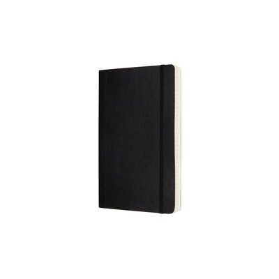 MOLESKINE Notatnik ok. A5 z nadrukiem Twojego logo, materiał: pu, papier, kolor: czarny MOLESKINE Notatnik ok. A5 z nadrukiem Twojego logo, materiał: pu, papier, kolor: czarny
