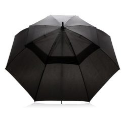 Parasol sztormowy 30" Swiss Peak Tornado AWARE™ z nadrukiem Twojego logo, materiał: rpet, stal, kolor: czarny