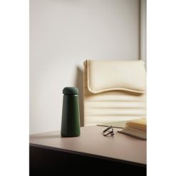 Butelka termiczna 450 ml VINGA Erie z nadrukiem Twojego logo, materiał: pp, stal nierdzewna, stal, kolor: zielony