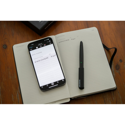 Smart Writing Set 3 MOLESKINE z nadrukiem Twojego logo, materiał: papier, pp, kolor: czarny Smart Writing Set 3 MOLESKINE z nadrukiem Twojego logo, materiał: papier, pp, kolor: czarny