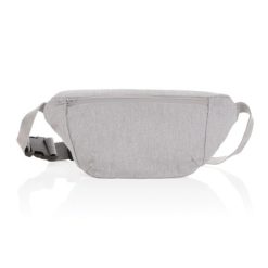 Saszetka zapinana w pasie AWARE™, bawełna z recyklingu z nadrukiem Twojego logo, materiał: płótno, kolor: szary