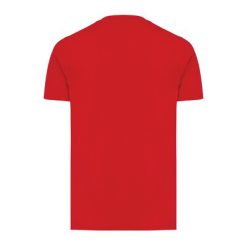 Koszulka z bawełny z recyklingu Iqoniq Bryce z nadrukiem Twojego logo, materiał: bawełna, kolor: czerwony