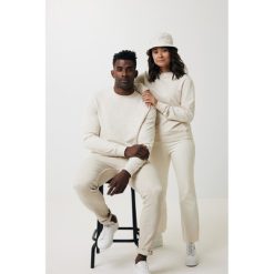 Bluza z niebarwionej bawełny z recyklingu Iqoniq Denali z nadrukiem Twojego logo, materiał: bawełna, kolor: neutralny