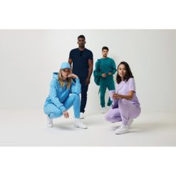 Luźna bluza z bawełny z recyklingu Iqoniq Kruger z nadrukiem Twojego logo, materiał: bawełna, kolor: czarny