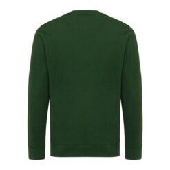 Lekki sweter Iqoniq Etosha, bawełna z recyklingu z nadrukiem Twojego logo, materiał: bawełna, kolor: zielony