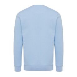 Lekki sweter Iqoniq Etosha, bawełna z recyklingu z nadrukiem Twojego logo, materiał: bawełna, kolor: niebieski