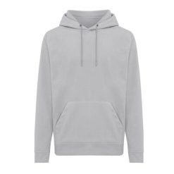 Bluza z kapturem z mikropolaru Iqoniq Trivor, RPET z nadrukiem Twojego logo, materiał: poliester, kolor: szary