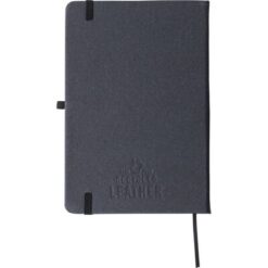 Notatnik A5 z nadrukiem Twojego logo, materiał: skóra, poliester, kolor: czarny