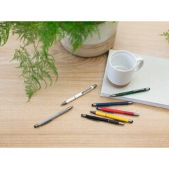 Długopis, touch pen z nadrukiem Twojego logo, materiał: metal, plastik, kolor: biały