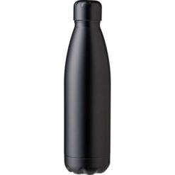 Butelka termiczna 500 ml z nadrukiem Twojego logo, materiał: pp, stal nierdzewna, silikon, stal, kolor: czarny