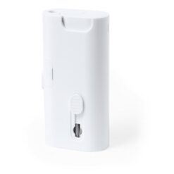 Zestaw do czyszczenia elektroniki z nadrukiem Twojego logo, materiał: plastik, kolor: biały