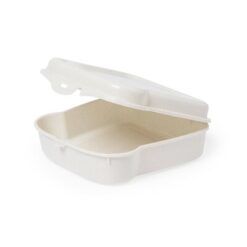 Pudełko śniadaniowe "kanapka" 450 ml z nadrukiem Twojego logo, materiał: pp, kolor: neutralny