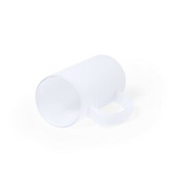 Szklany kubek 500 ml z nadrukiem Twojego logo, materiał: szkło, kolor: biały