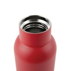 Butelka termiczna 300 ml VINGA Ciro z nadrukiem Twojego logo, materiał: drewno, stal nierdzewna, stal, kolor: czerwony