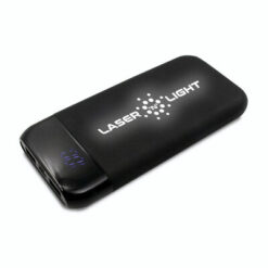 Bezprzewodowy power bank 10000 mAh Exclusive Collection, ładowarka bezprzewodowa 5W-15W | Cory z nadrukiem Twojego logo, materiał: plastik, guma, kolor: czarny