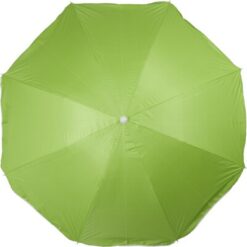 Parasol plażowy z nadrukiem Twojego logo, materiał: pp, poliester, stal, kolor: jasnozielony