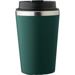 Kubek podróżny 350 ml z nadrukiem Twojego logo, materiał: pp, eva, stal nierdzewna, silikon, stal, kolor: zielony
