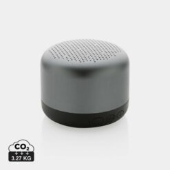 Głośnik bezprzewodowy 5W Terra z nadrukiem Twojego logo, materiał: aluminium, kolor: szary
