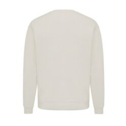 Lekki sweter Iqoniq Etosha, bawełna z recyklingu z nadrukiem Twojego logo, materiał: bawełna, kolor: biały