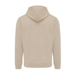 Lekka bluza z kapturem Iqoniq Rila, bawełna z recyklingu z nadrukiem Twojego logo, materiał: bawełna, kolor: beżowy