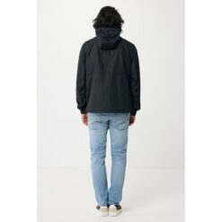 Lekka kurtka Iqoniq Logan, poliester z recyklingu z nadrukiem Twojego logo, materiał: poliester, kolor: czarny