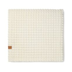 Koc VINGA Bransons RPET z nadrukiem Twojego logo, materiał: pu, poliester, kolor: beżowy