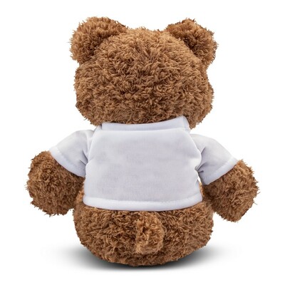 Pluszowy miś | Cuddlence z nadrukiem Twojego logo, materiał: poliester, kolor: brązowy Pluszowy miś | Cuddlence z nadrukiem Twojego logo, materiał: poliester, kolor: brązowy