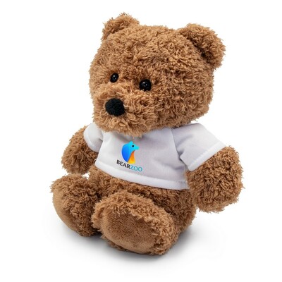 Pluszowy miś | Cuddlence z nadrukiem Twojego logo, materiał: poliester, kolor: brązowy Pluszowy miś | Cuddlence z nadrukiem Twojego logo, materiał: poliester, kolor: brązowy
