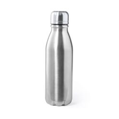 Butelka sportowa 550 ml z nadrukiem Twojego logo, materiał: aluminium, kolor: srebrny