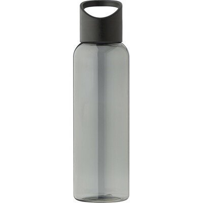 Butelka sportowa 500 ml z RPET z nadrukiem Twojego logo, materiał: pp, rpet, kolor: czarny Butelka sportowa 500 ml z RPET z nadrukiem Twojego logo, materiał: pp, rpet, kolor: czarny