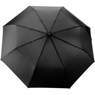 Parasol automatyczny RPET, składany z nadrukiem Twojego logo, materiał: metal, bambus, rpet, pongee, kolor: czarny Parasol automatyczny RPET, składany z nadrukiem Twojego logo, materiał: metal, bambus, rpet, pongee, kolor: czarny
