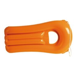 Dmuchany materac plażowy z nadrukiem Twojego logo, materiał: pvc, kolor: pomarańczowy