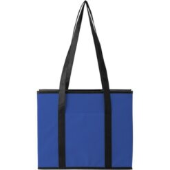 Składany organizer samochodowy z nadrukiem Twojego logo, materiał: karton, non-woven, kolor: niebieski