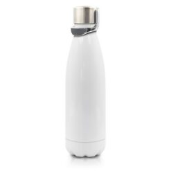 Butelka termiczna 500 ml Air Gifts | Charles z nadrukiem Twojego logo, materiał: plastik, stal nierdzewna, stal, kolor: biały