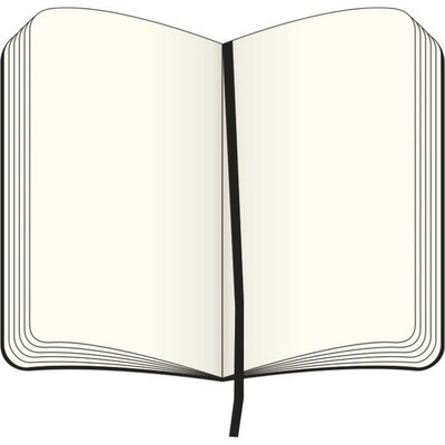 MOLESKINE Notatnik ok. A6 z nadrukiem Twojego logo, materiał: pu, papier, kolor: czarny MOLESKINE Notatnik ok. A6 z nadrukiem Twojego logo, materiał: pu, papier, kolor: czarny