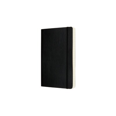MOLESKINE Notatnik ok. A5 z nadrukiem Twojego logo, materiał: pu, papier, kolor: czarny MOLESKINE Notatnik ok. A5 z nadrukiem Twojego logo, materiał: pu, papier, kolor: czarny