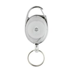 Brelok do kluczy, ski pass, RABS z nadrukiem Twojego logo, kolor: biały