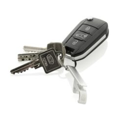 Otwieracz do butelek i puszek z nadrukiem Twojego logo, materiał: aluminium, kolor: srebrny